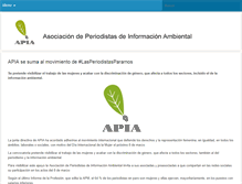 Tablet Screenshot of apiaweb.org